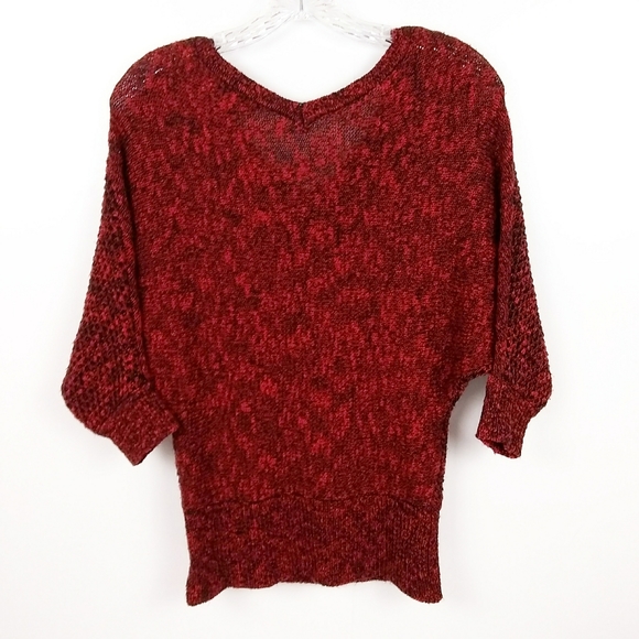 JESSICA SIMPSON Womens Red Knit Sweater Size Small - Picture 3 of 8